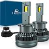 D-Lumina D2S/D2R LED Lampadine LED per auto a prova di errore 100% Canbus 90W 18000LM 4300K Sostituisci lampadine allo xeno HID OEM Plug and Play - 2 lampade
