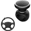 MINZHI Pomello del volante, 50mm Pomello volante, Pomello del veicolo per auto, Manopola del volante, Volante auto manopola, Pomello per volante auto, adatto per auto, camion, trattori e carrelli elevatori