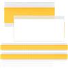 HLIWS 50 Pezzi Porta Etichette In Plastica,per supermercati,scuole-6x3.5cm | PVC,autoadesivo,trasparente,tagliabile,ideale per contrassegnare le sezioni di scaffali,cassetti e schedari