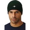 GANT Cotton Blend Logo Beanie, Tartan Verde, Taglia Unica