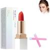 Crsetmyth Rossetto a Temperatura Rossa 3.8g, 50 Spazzolini per Labbra, Rossetto Con Temperatura Magica Che Cambia Colore, Sensazione Labbra Nude, Impermeabile Idrata Le Secche
