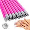 Classicseali 15 penne per nail art, in silicone, per nail art, set di 15 penne per unghie portatili, per donne, ragazze, manicure a casa