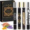 ZKONLY Profumo uomo set regalo, 4 Eau de parfum uomo con patchouli, cannella e vaniglia | una profumo capelli per tutti i giorni, mini profumi cofanetto regalo per compleanni, San Valentino Natale