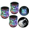 Zeerkeer Cambiamento Cromatico Bicchiere Bicchieri con LED 5 LED Luci Acrilico Plexiglass Non Fragile Impermeabile Marble Texture Materiale 3pcs