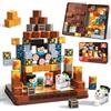 ToyUnited Building Blocks Christmas 100 pezzi, Blocks Cubes Gifts Toys for Boys Kids Ages 3 4 5 6 7 8 9 10