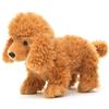 Uni-Toys - Barboncino (marrone chiaro), in piedi (senza guinzaglio) - 30 cm (lunghezza) - cane di peluche - peluche