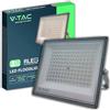 V-TAC Faro LED da Esterno 100W - [Chip Samsung + Tecnologia RLE] - 8150 Lumen - IP65 - Proiettore Faretto LED Nero Casa, Giardino, Garage, Magazzino - Luce CCT 3 IN 1 Calda, Fredda o Naturale