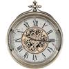Home ESPRIT Orologio da parete bianco nero oro cristallo ferro 66 x 10 x 80 cm