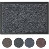 Carpido Zerbino Grigio screziato 40 x 60 cm per interni - Classico tappeto da ingresso ad asciugatura rapida - Tappeto antiscivolo - Zerbino resistente