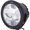 HELLA LED Faro di profondità - Luminator Compact LED - 12V / 24V - rotondo - Numero di riferimento: 45 - Lente diffusore cristallina - nero/cristallino - Cavo: 3000mm - Sx/Dx - 1F3 011 815-011