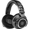 OneOdio Monitor 80 Cuffie Aperte, Impedenza Nominale 250 Ohm, Jack 3,5 mm e 6,35 mm, cuffie professionali da studio per mixaggio, DJ, mastering, post-produzione dell'audio e ascolto quotidiano, Nero