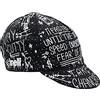 Cinelli Collezione Rider Chas Christiansen Cappellino Ciclismo, Nero/Bianco, Taglia Unica Unisex-Adulto