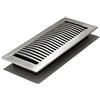 Decor Grates Grata decorativa per pavimenti, nero, alluminio, Brushed Nickel Finish, 3.5813999999999999 x 13.614400000000002 x 33.020000000000003 cm