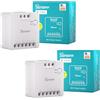 SONOFF Contatto Pulito MINI-D Interruttore Intelligente | WiFi 2.4G | 8W | Protocollo Matter compatibile con Alexa, Google Home, Home Assistant | Per porte di garage, controllo caldaia, ecc.2 pezzi