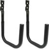 Amig - Ganci per Appendere Strumenti - Supporto da Parete - Acciaio Zincato - Rivestimento in Gomma Antiscivolo - Capacità di Carico 30kg - Ideale per Biciclette e Attrezzi da Giardino