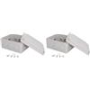 Unitec 40208L - Scatola di derivazione a vista, IP65, 175 x 151 x 95 mm (Confezione da 2)