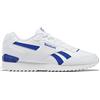 Reebok Glide Ripple Clip - Scarpe da Ginnastica, Ftwr White/Vector Blue/Ftwr White,