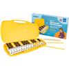 Percussion Workshop KB13 - Metallofono con valigetta, colore rosso