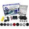 Dolphin Automotive DMS400 - Sensori di parcheggio per retromarcia, 4 sensori posteriori con allarmi audio, marca Auto Express premiata in 9 colori (bianco)