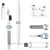 CABLE TECHNOLOGIES Penna per la Pulizia di Auricolari Bluetooth, Kit di Pulizia Airpods, Spazzola Multifunzione Pulizia Auricolari, Universale, Compatibile con Airpods 1 2 Pro (Light Blue)