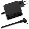 Cluvox Alimentatore 65W 45W Caricatore Compatibile con Lenovo,Adattatore di Alimentazione per IdeaPad 320/330/330S/510/510S/ Yoga 510 710 Flex 4/5/6/14/15,Connettore: 4.0mmx1.7mm