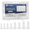 JTAREA 510 Pezzi Connettori a Estremità Chiusa Morsetti a Crimpare Set Nylon Connettori Terminali a Cappuccio Chiuso 22-18 20-14 20-12 16-10 AWG Terminale Crimp Rapidi Connettore Elettrico Kit