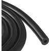 QUARKZMAN Silicone Tubo Flessibile 4mm x 10mm, 1,5m, Nero