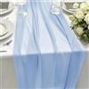 HiBeauty PRO Runner da Tavolo in Chiffon Azzurro, 70 x 300 cm, 1 Pezzo, Runner da Tavolo in Tessuto per Decorazione da Tavolo, Decorazioni da Matrimonio, Decorazioni da Tavolo per Compleanni, Baby Shower