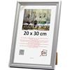 3-B - Cornice portafoto modello Mori in argento - 20 x 30 cm - con vetro acrilico
