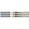 Lamy M16 ricarica per penna a sfera ad alta capacità in metallo - confezione da 3 - Ricambio originale per tutte le penne a sfera Indelebile - Tratto fine, inchiostro nero