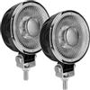 SUFEMOTEC Faro Anteriore LED 3 Pollici, Luce Bianca di Lavoro 12V 24V, Ausiliaria per Motociclo ATV Camion Trattore Escavatore Carrello Elevatore, Antinebbia