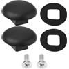 Be In Your Mind 2Set Clip di Montaggio per Finestrino Auto con Vite 2839777 857379 Compatibile con Citroen Berlingo Compatibile con Peugeot Partner