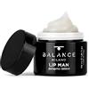 BALANCE MILANO - Balsamo Labbra Idratante Nutriente Made in Italy - Lip Balm Burro di Karité, Olio Oliva, Vitamine A, E, Hilurlip - 30ml - Balsamo Labbra Riparatore - Formula Naturale Azione Antiage