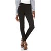 Zac & Rachel Pantalone da Donna con Linguetta in Metallo, Casual, Nero, Taglia M, Nero, M