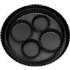 Neikafan Stampo Crostata Fondo Amovibile 24/28/2x8cm/2x10cm Apribile Teglia