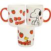 United Labels The Peanuts Snoopy - Tazza da caffè in ceramica, 320 ml, colore: Bianco/Rosso