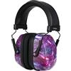 Procase Cuffie Antirumore Bambini, NRR 25dB (SNR 29dB) Cuffie con Pieghevoli Fascia Imbottita per Bambini a Fuoco D'artificio Concerto Aereo Dormire Studiare Teatro Studio -Stella Viola