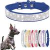HimyBB Collari per cani femmina carini, collari per cani blu con strass e diamanti luccicanti, gioielli per gatti per xs, piccola, media, grande, principessa, animali domestici, cuccioli, gattini
