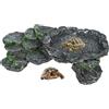 BAOSROY Piattaforma per Tartarughe d'Acqua,Acquario Tartarughe d'Acqua,Terrario Tartarughe Terra,Casetta Tartarughe di Terra,Vasca per Tartarughe d'Acqua,per Acquario Decor