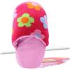 Gowxs 1Pc Rosa Carino Pet Puppy Cat Slipper Forma Peluche Masticare Giocare Giocattolo Flip-Flops Squeaky Giocattoli Dog Squeak Giocattoli Pet Supplies