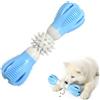 Rieoany Giochi Interattivi per Cani Giochi Intelligenti per Cani Giochi Attivazione Mentale Cane Dispenser Cibo Cane Giocattolo di Cibo Che Perde Cucciolo AccessoriMigliorare la Digestione Blu