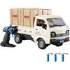 Hylukon Auto telecomandata, 1/16 2,4 GHz RC Truck Camion telecomandato con vano posteriore, trasporto di merci, RC auto per s e Adulti