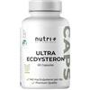 Nutri + Ultra Ecdysterone + Leucina Capsule alto Dosaggio - 790 mg Complesso Principi attivi per Capsula - 540 mg di beta Ecdisterone 90% + 250 mg di L-Leucina in Polvere vegana