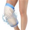 DAVIDJAMESCLARKE Protezione in gesso impermeabile blu per ginocchia, protezione in gesso impermeabile, protezione per le gambe durante il bagno, riutilizzabile, fasciatura di protezione per doccia, piede per gamba