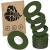 MySweetStitch - 25 x Dexcom G7 cerotti sensore, Ringpatch Ø 65mm, cerotto impermeabile, traspirante, delicato sulla pelle, Made in Germany, Olive-Green
