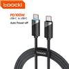 Toocki PD 100W Cavo USB C a C per iPhone 17 16 iPad Samsung Xiaomi PD Caricatore di ricarica rapida Cavo dati Cavo 5A E-Marker Chip