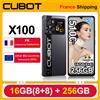 cucciolo Cubot X100 Android 15 Dimensity 7025 5G Smartphone 6,88" 120Hz, 16GB(8+8) RAM 256GB ROM 64MP Fotocamera 5100mAh 33W NFC Telefono cellulare