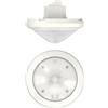 Theben 2080020 theRonda P360-100 M UP WH I Rilevatore di presenza a infrarossi passivo I Area di rilevamento circolare a 360° 452 m² I Montaggio a soffitto per interni I 1 canale luminoso I PIR