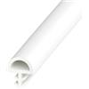 WMYYLX Guarnizione per porta, guarnizione TPE, guarnizione per porta, 5m/10m/30m, guarnizione in gomma, resistente al vento e alla pioggia, guarnizione per ante per porte, finestre (Bianco, 8 x 5 mm x 5 m)