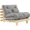 KARUP - Poltrona trasformabile Roots - Grigio - Fibre riciclate miste